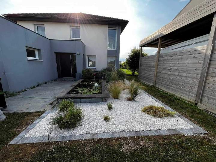 Aménagement extérieur près d'Arras